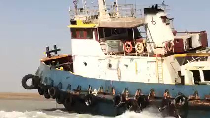 Video shows an Iraqi ship had been robbed and kidnapped by pirates along the Iranian coast